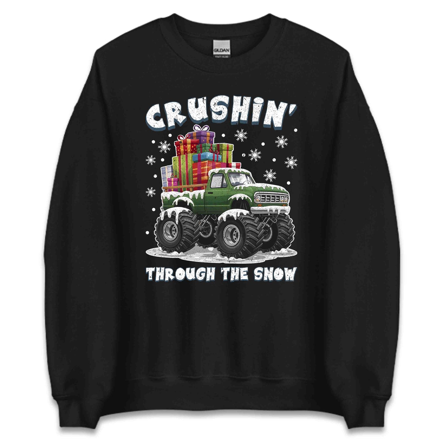 Crushin Through The Snow Monster Truck Christmas | PRODUCT CODE: CRSNGHTUMNK