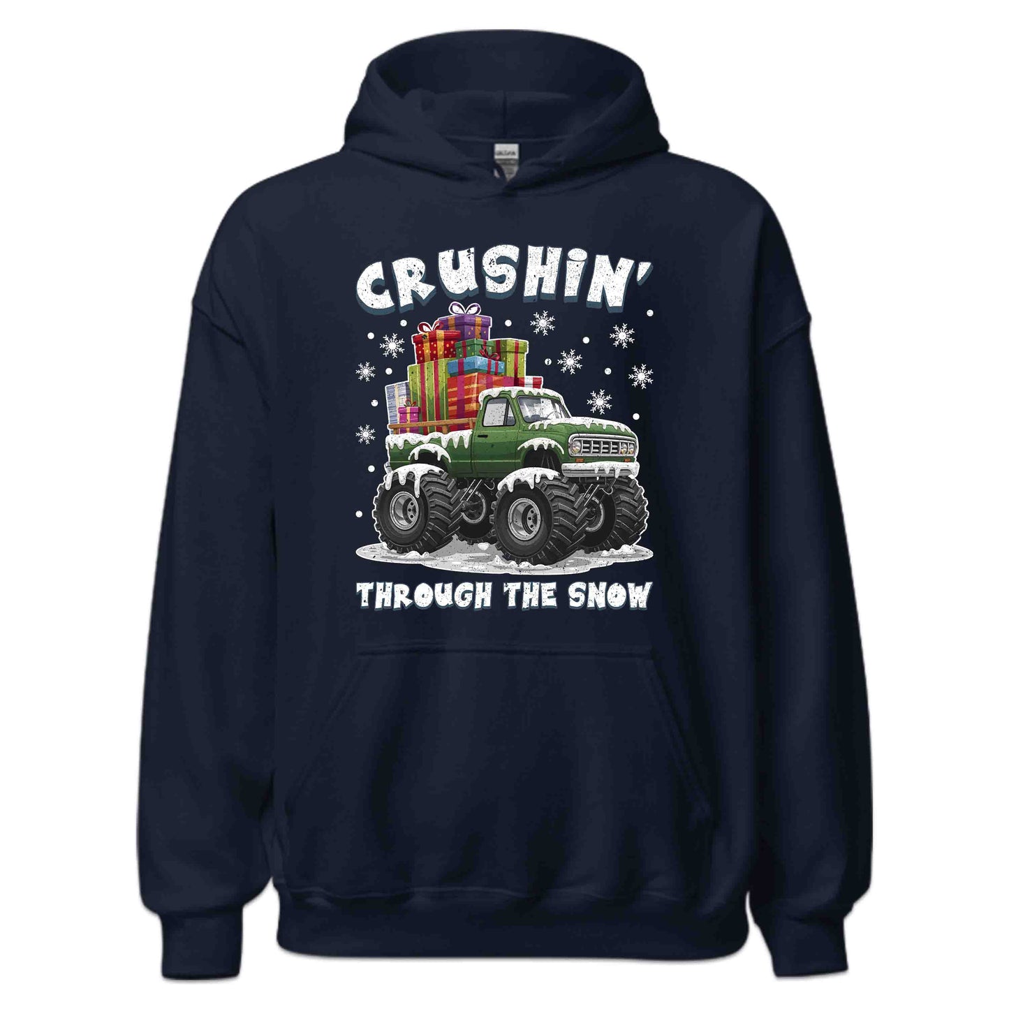 Crushin Through The Snow Monster Truck Christmas | PRODUCT CODE: CRSNGHTUMNK