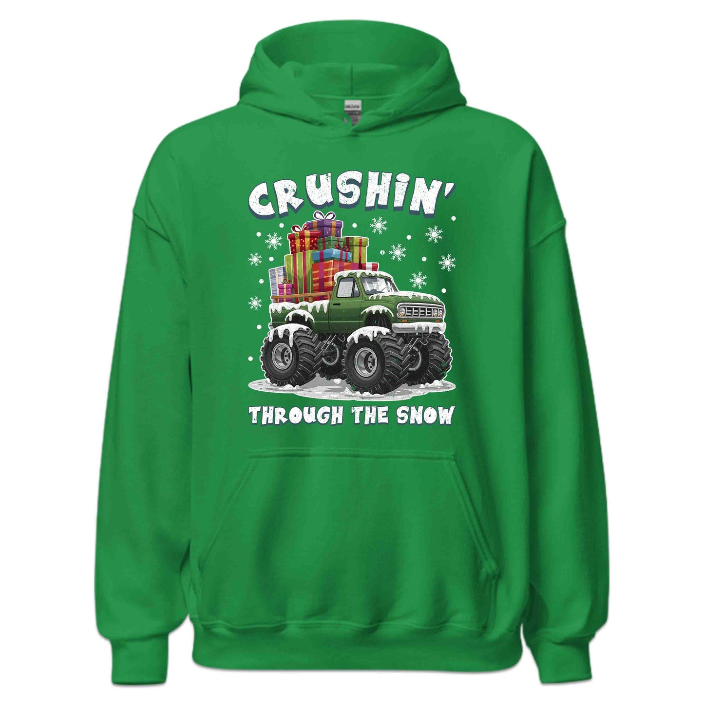 Crushin Through The Snow Monster Truck Christmas | PRODUCT CODE: CRSNGHTUMNK