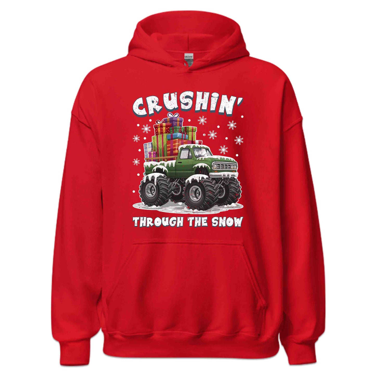 Crushin Through The Snow Monster Truck Christmas | PRODUCT CODE: CRSNGHTUMNK