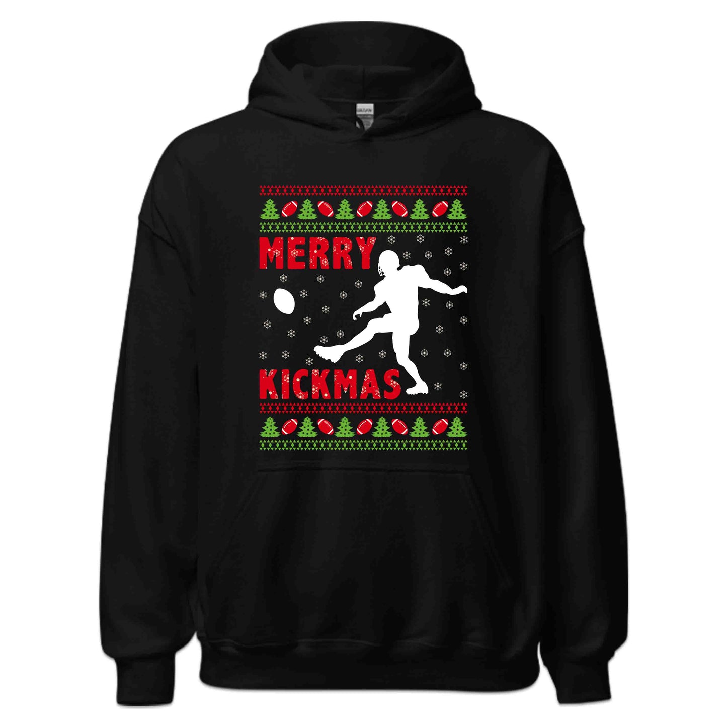 Merry Kickmas Christmas Football Xmas Winter Sports | PRODUCT CODE: CRTSFBTLOMK