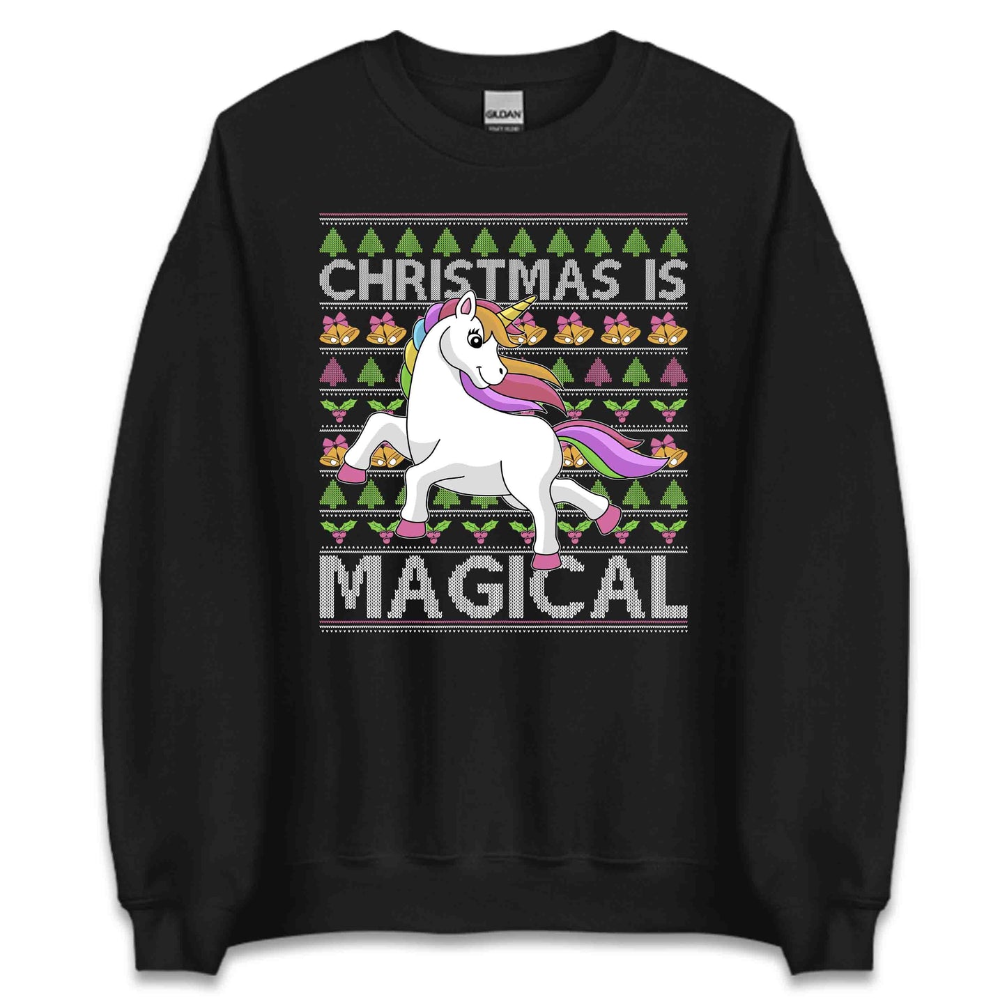 Christmas Is Magical Ugly Xmas Unicorn | PRODUCT CODE: CRTUNIOMGLCA