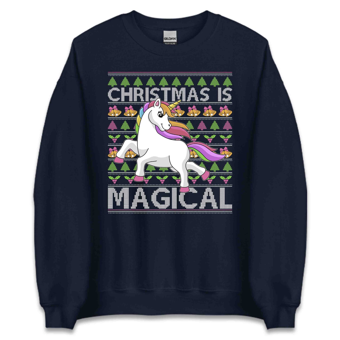 Christmas Is Magical Ugly Xmas Unicorn | PRODUCT CODE: CRTUNIOMGLCA