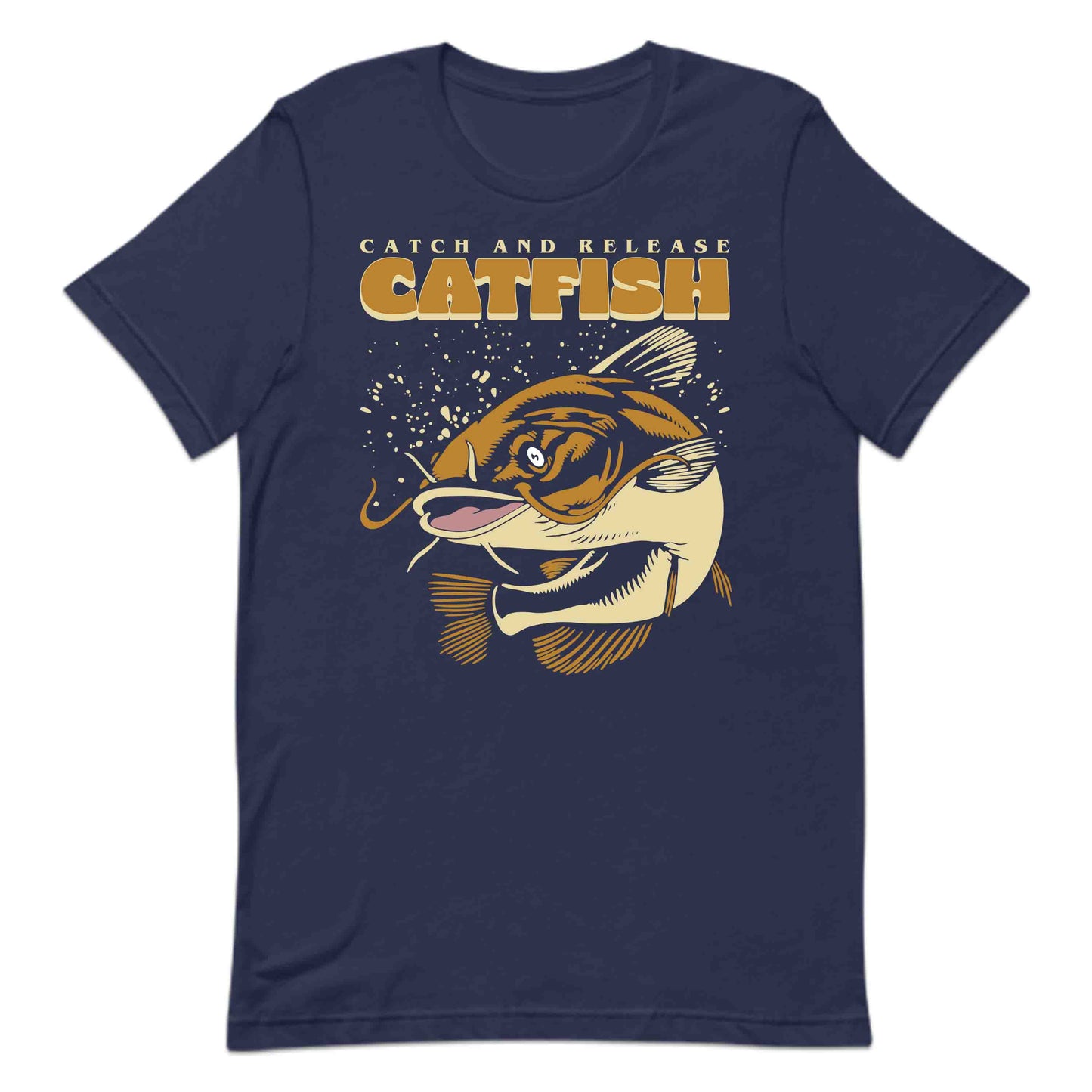 Catch & Release Catfish Vintage Fish Anglers | PRODUCT CODE: CTHNDRLSEFHVG