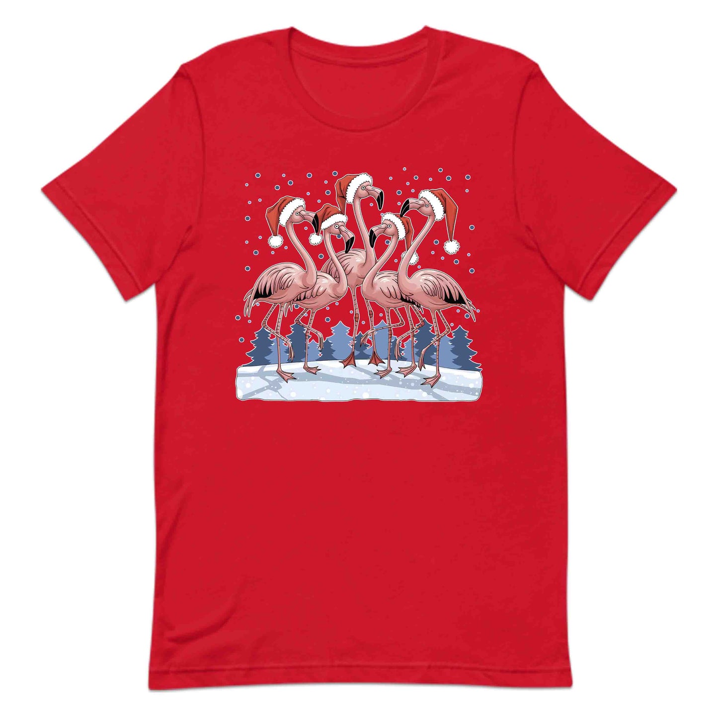 Christmas Flamingos Xmas Festive Winter Flamingos | PRODUCT CODE: CTRFLMNGSHP