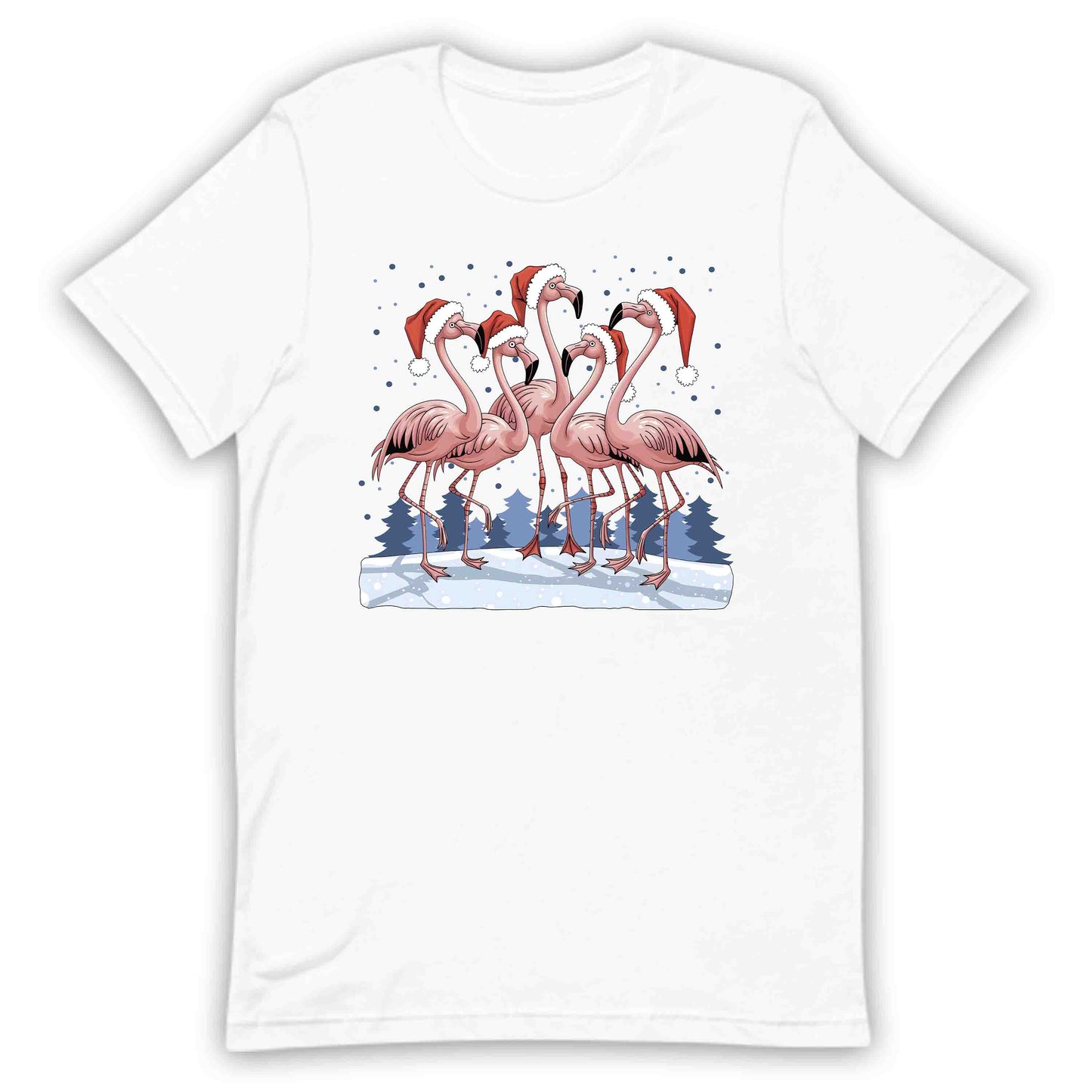 Christmas Flamingos Xmas Festive Winter Flamingos | PRODUCT CODE: CTRFLMNGSHP
