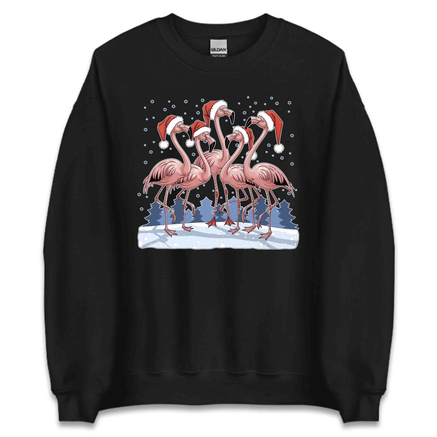 Christmas Flamingos Xmas Festive Winter Flamingos | PRODUCT CODE: CTRFLMNGSHP