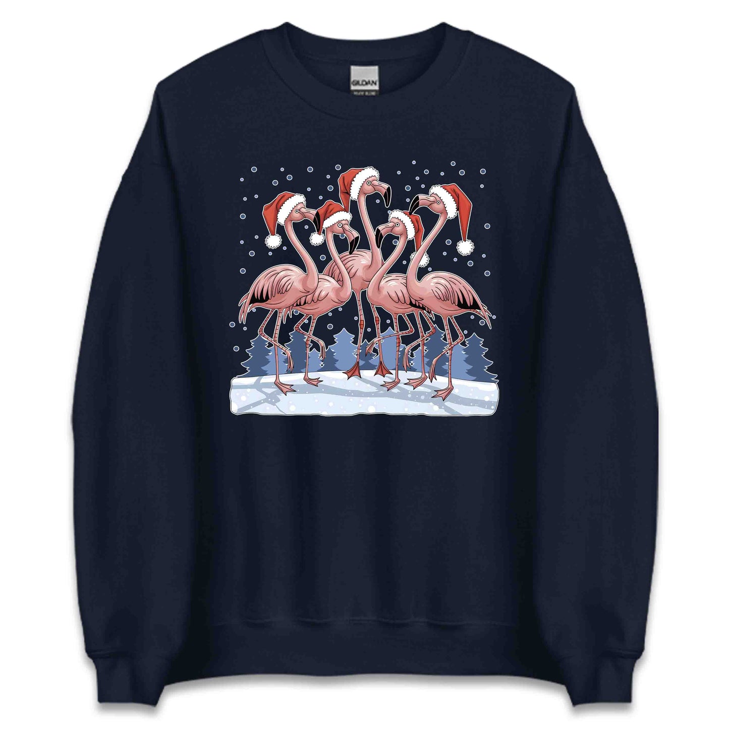 Christmas Flamingos Xmas Festive Winter Flamingos | PRODUCT CODE: CTRFLMNGSHP