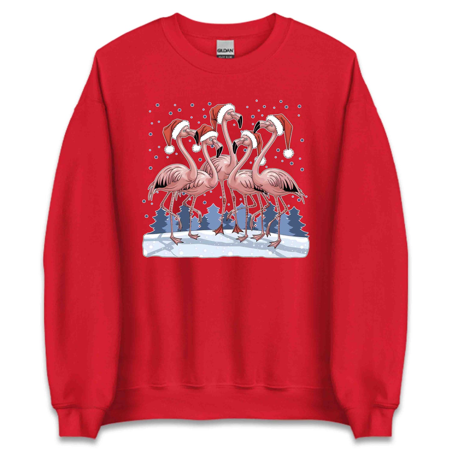 Christmas Flamingos Xmas Festive Winter Flamingos | PRODUCT CODE: CTRFLMNGSHP