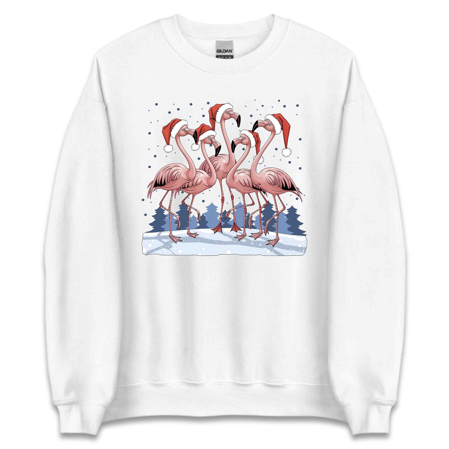 Christmas Flamingos Xmas Festive Winter Flamingos | PRODUCT CODE: CTRFLMNGSHP