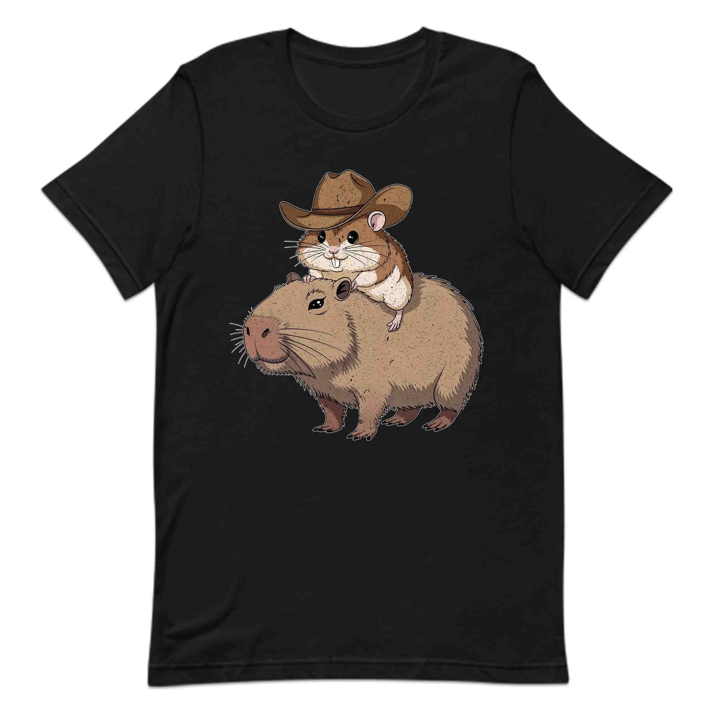 Cowboy Hamster Riding Capybara Western Animal | PRODUCT CODE: CWBHMRDNGW