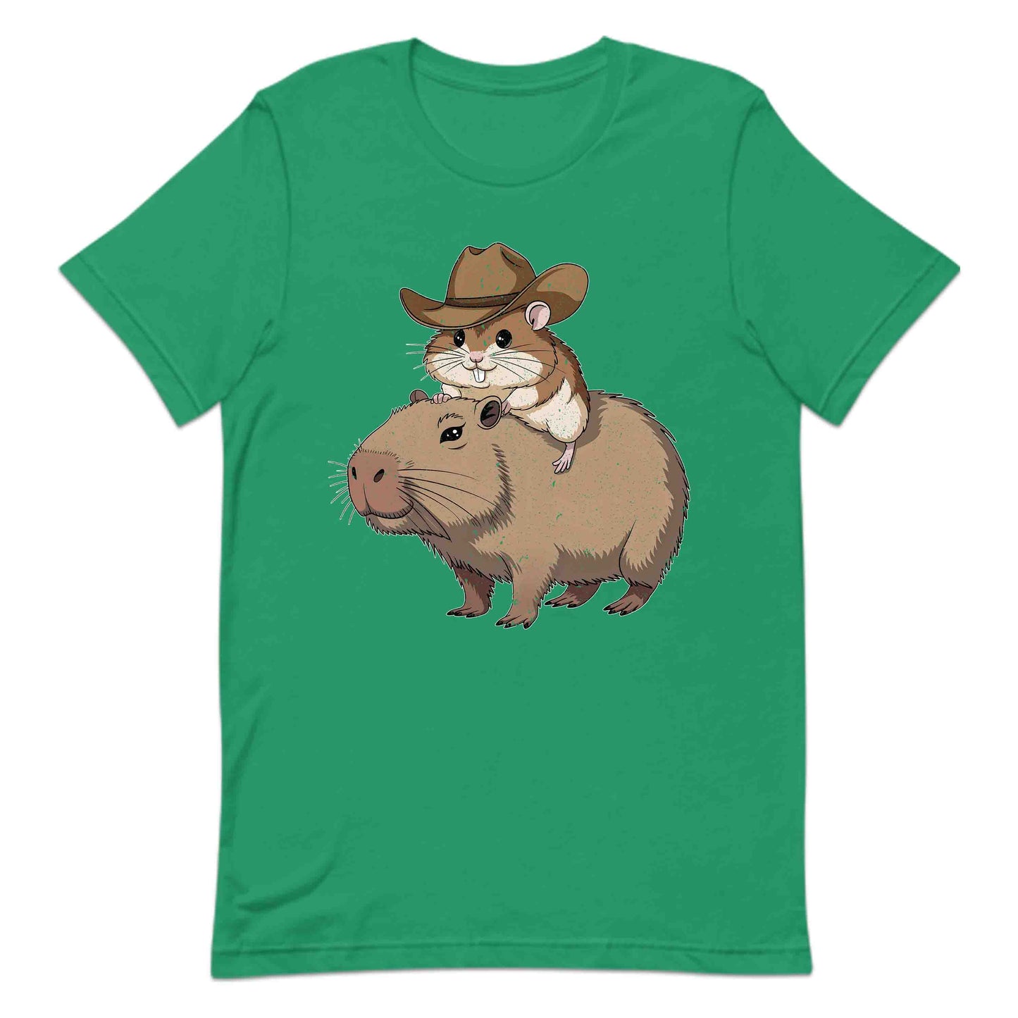 Cowboy Hamster Riding Capybara Western Animal | PRODUCT CODE: CWBHMRDNGW