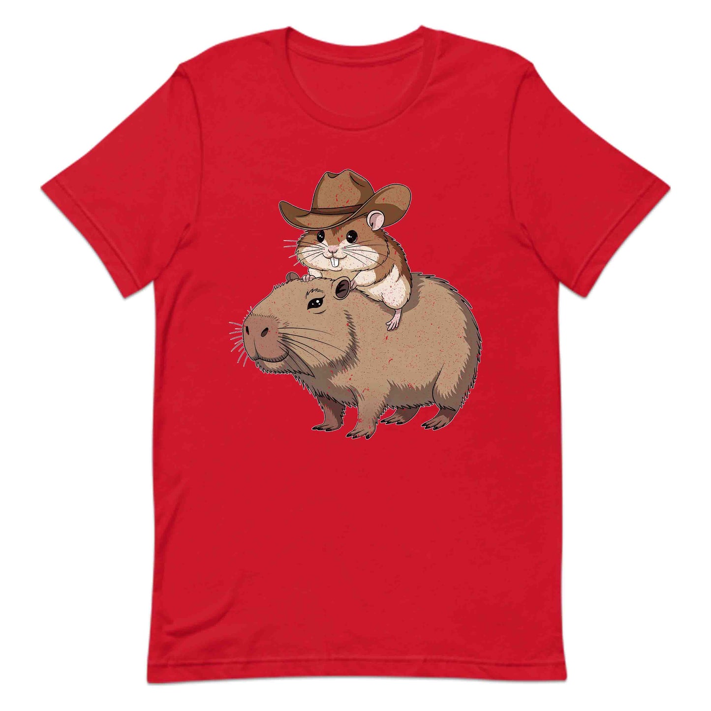 Cowboy Hamster Riding Capybara Western Animal | PRODUCT CODE: CWBHMRDNGW
