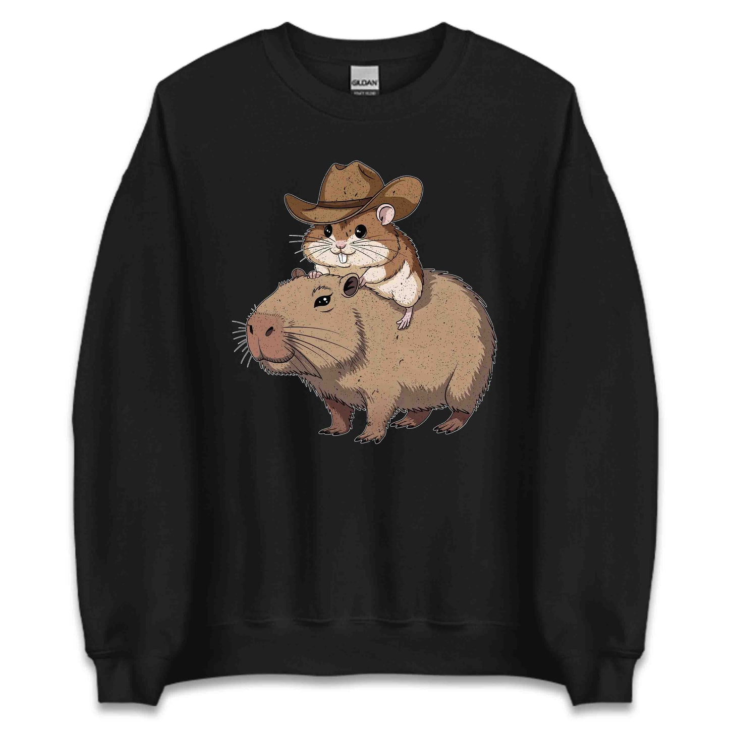 Cowboy Hamster Riding Capybara Western Animal | PRODUCT CODE: CWBHMRDNGW