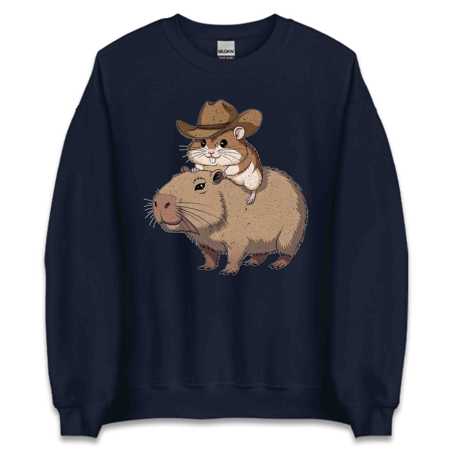 Cowboy Hamster Riding Capybara Western Animal | PRODUCT CODE: CWBHMRDNGW