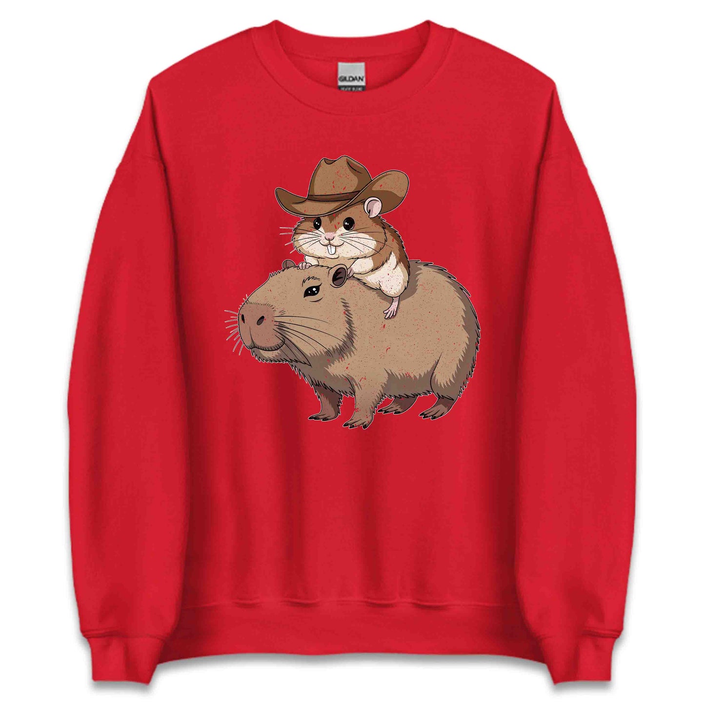Cowboy Hamster Riding Capybara Western Animal | PRODUCT CODE: CWBHMRDNGW
