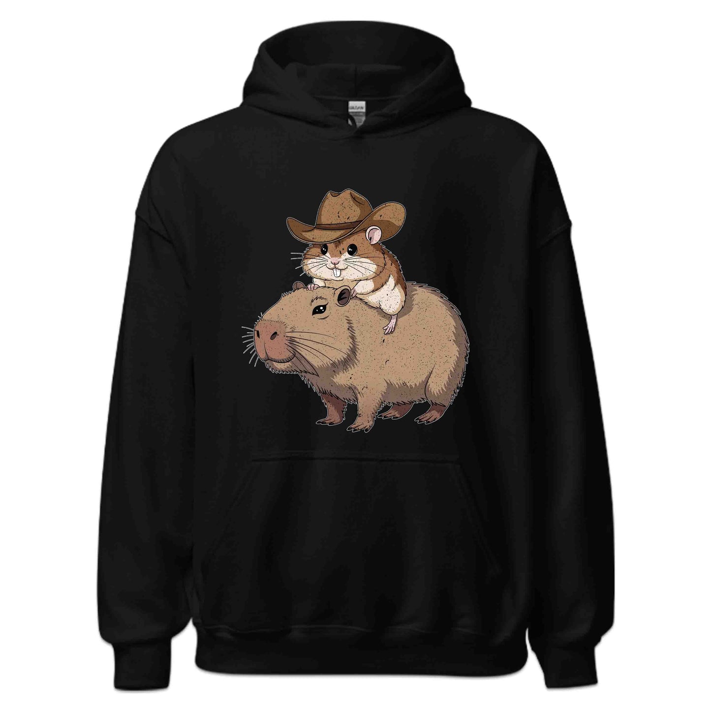 Cowboy Hamster Riding Capybara Western Animal | PRODUCT CODE: CWBHMRDNGW