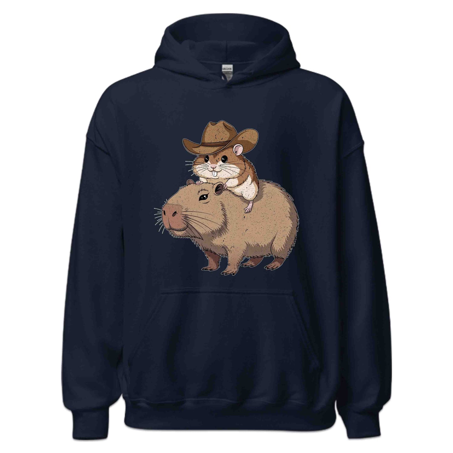 Cowboy Hamster Riding Capybara Western Animal | PRODUCT CODE: CWBHMRDNGW