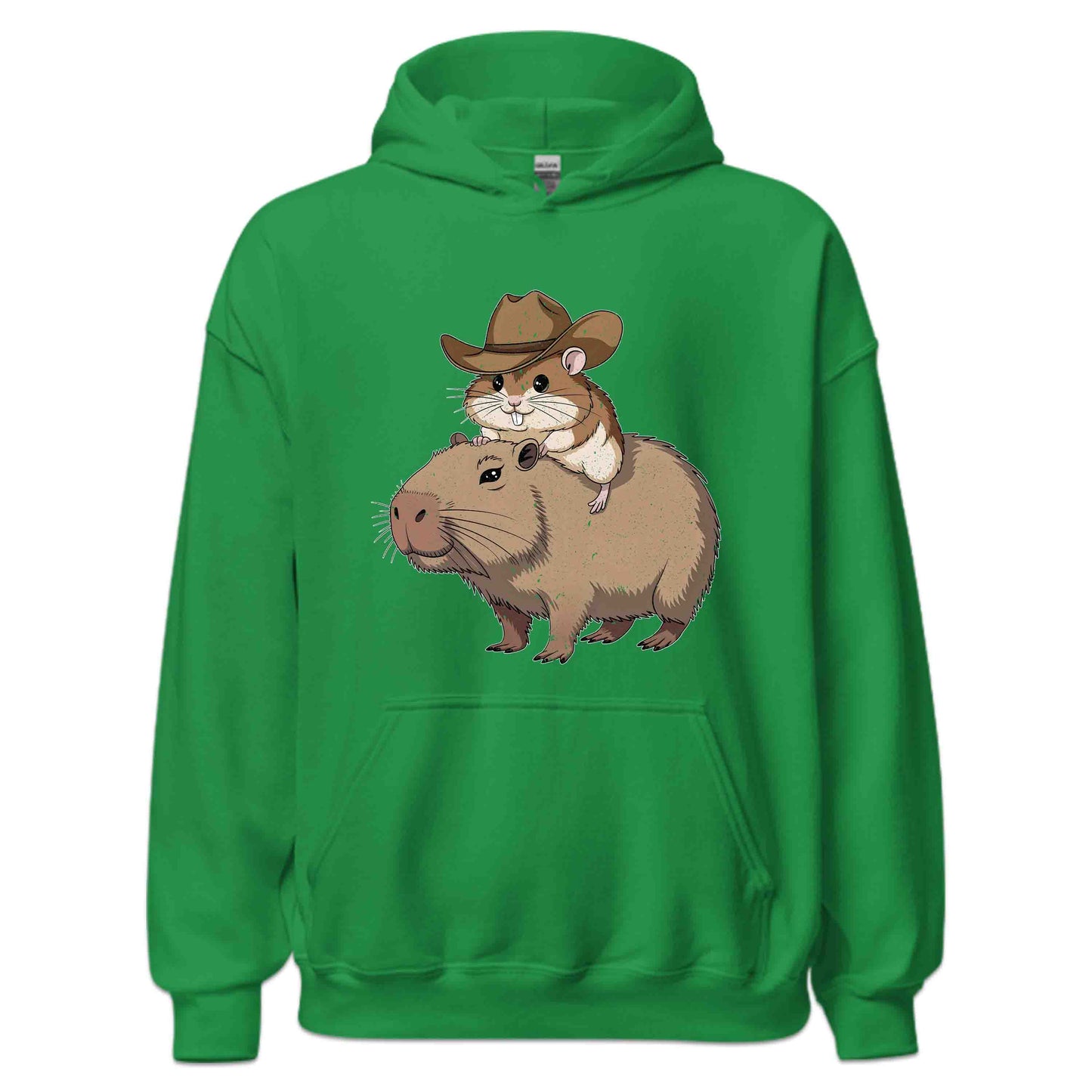 Cowboy Hamster Riding Capybara Western Animal | PRODUCT CODE: CWBHMRDNGW