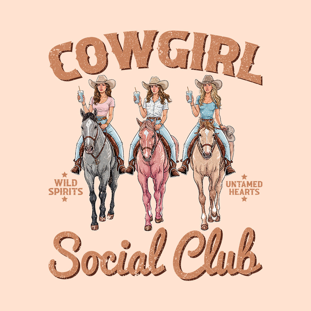 Cowgirls Social Club Western Rodeo Chic Country Music Lovers | PRODUCT CODE: CWGRLSLBWR