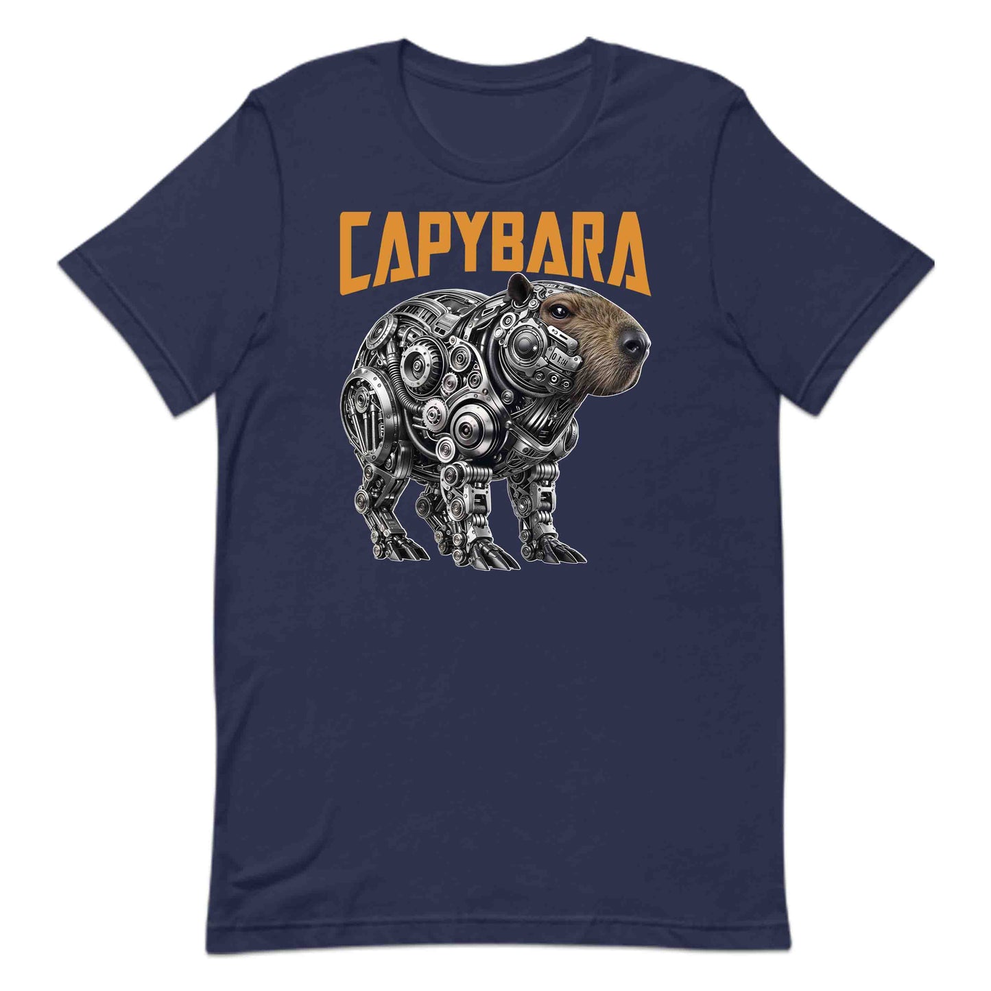 Cyber Mech Capybara Futuristic Steampunk Robotic Rodent | PRODUCT CODE: CYBRMHRDNTPK