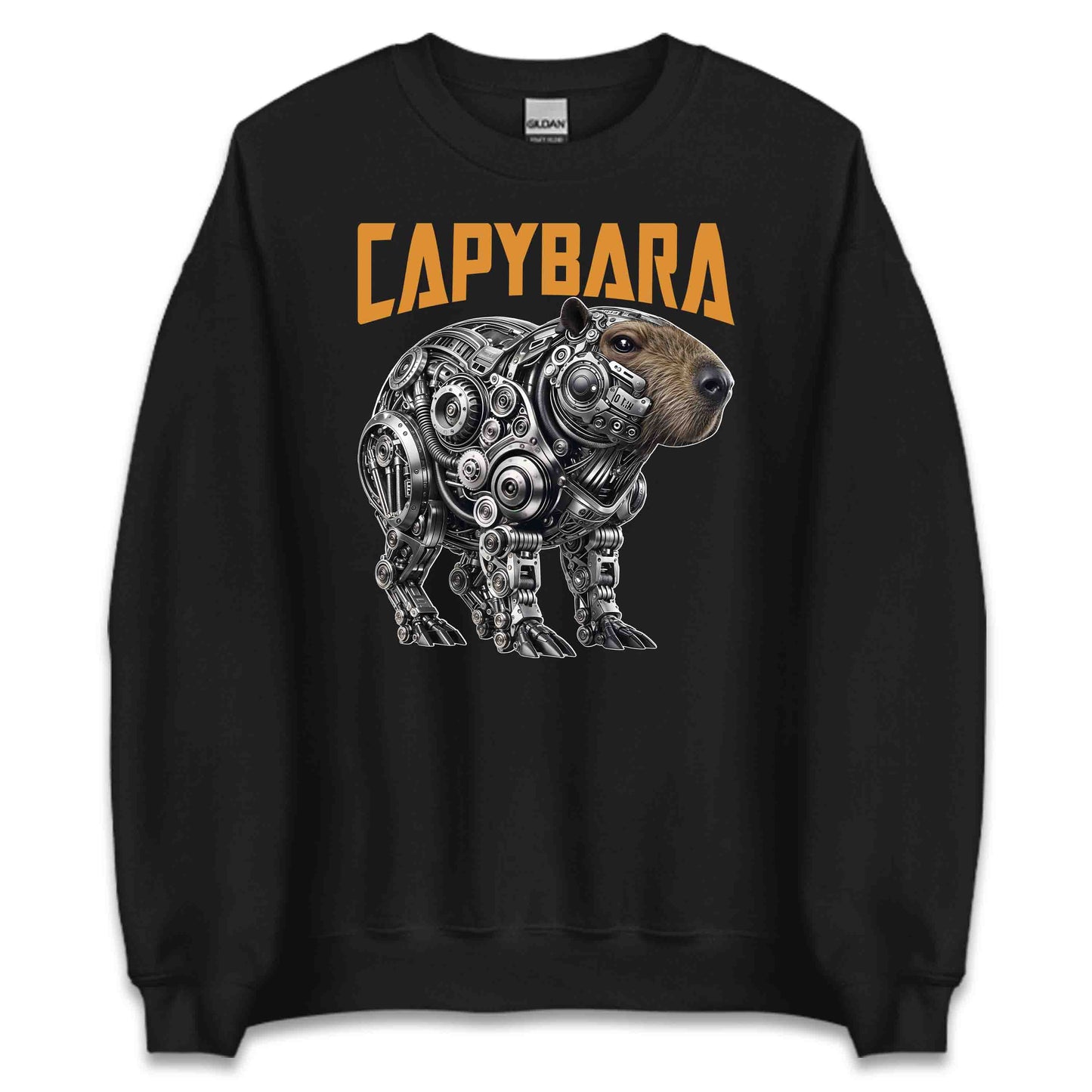 Cyber Mech Capybara Futuristic Steampunk Robotic Rodent | PRODUCT CODE: CYBRMHRDNTPK
