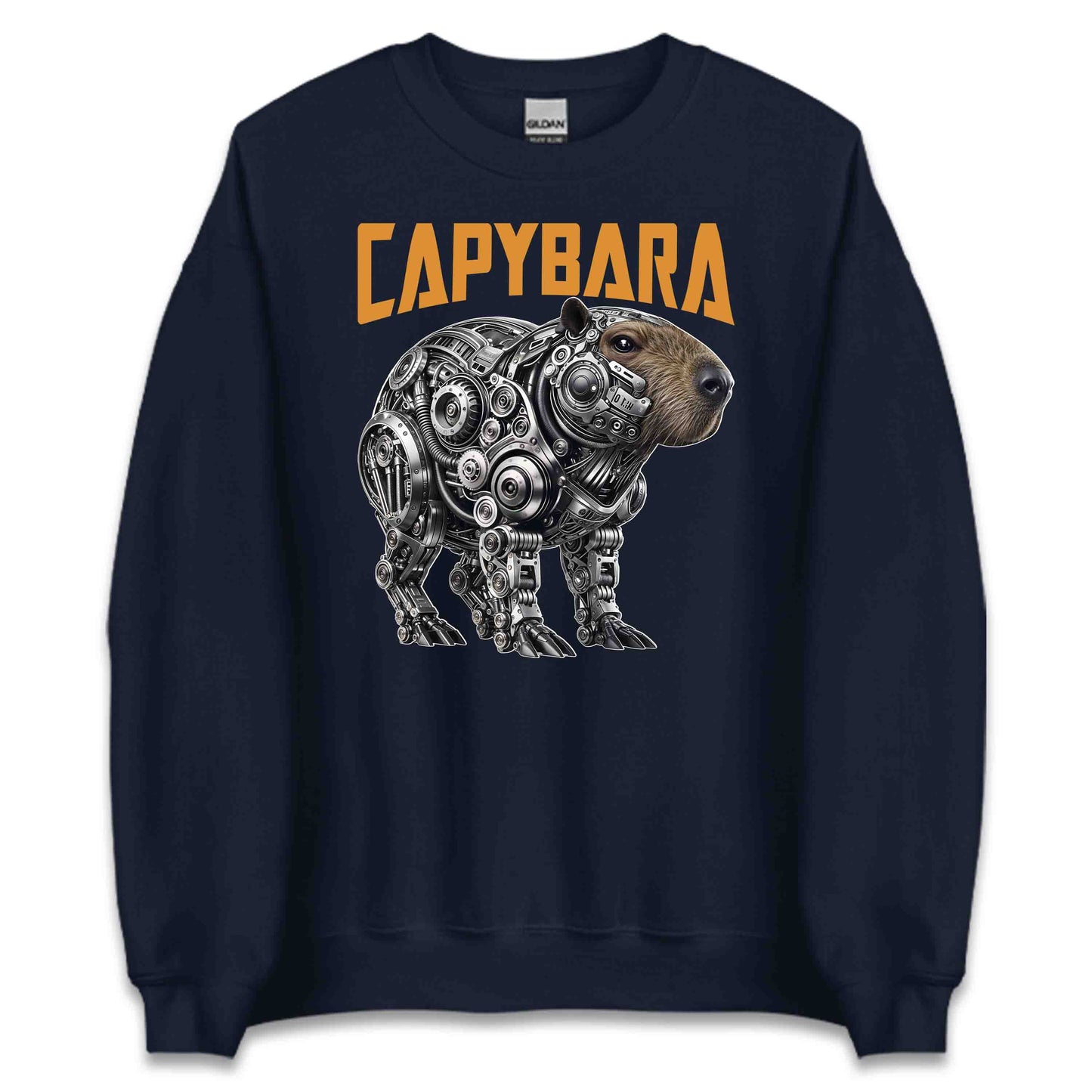 Cyber Mech Capybara Futuristic Steampunk Robotic Rodent | PRODUCT CODE: CYBRMHRDNTPK