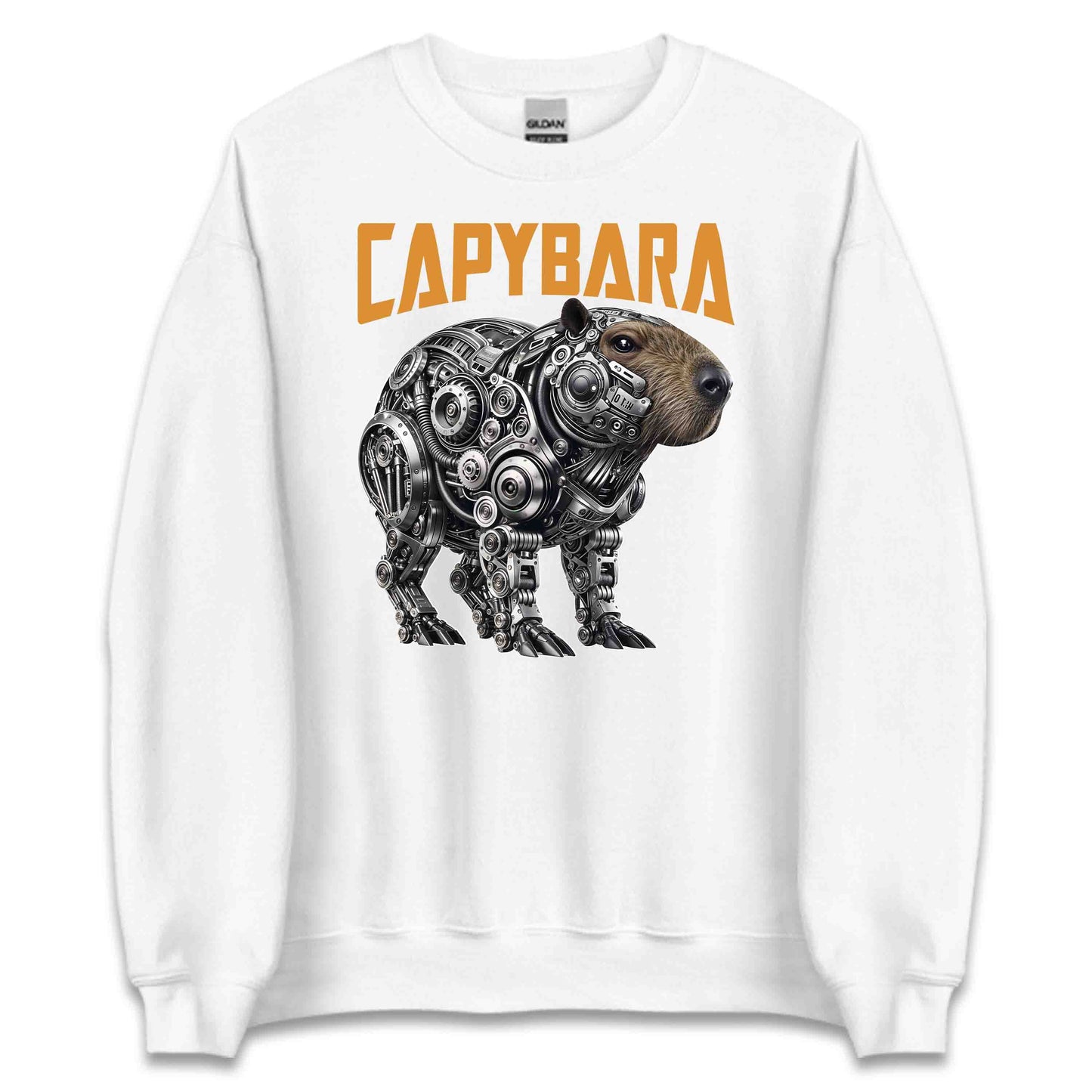 Cyber Mech Capybara Futuristic Steampunk Robotic Rodent | PRODUCT CODE: CYBRMHRDNTPK