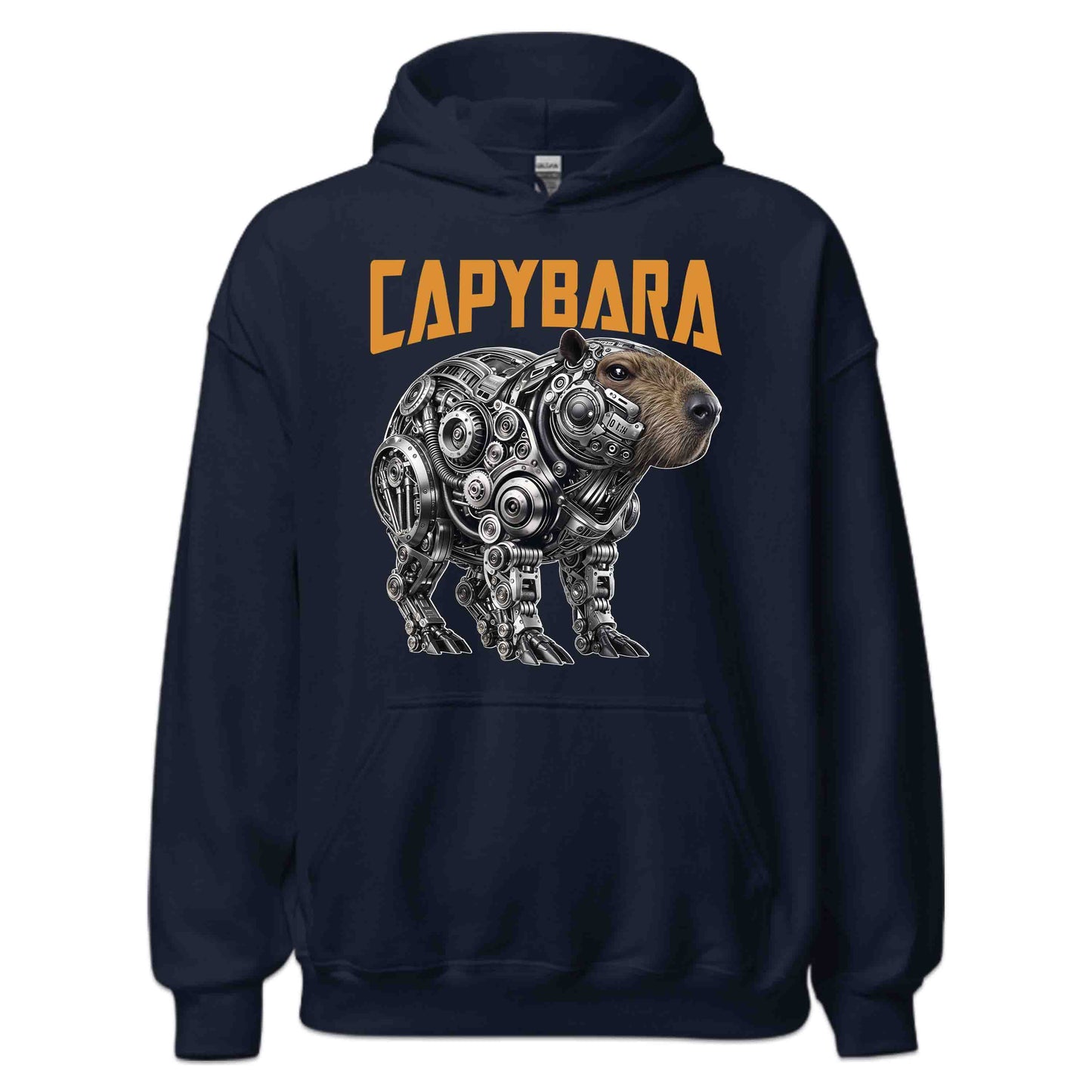 Cyber Mech Capybara Futuristic Steampunk Robotic Rodent | PRODUCT CODE: CYBRMHRDNTPK