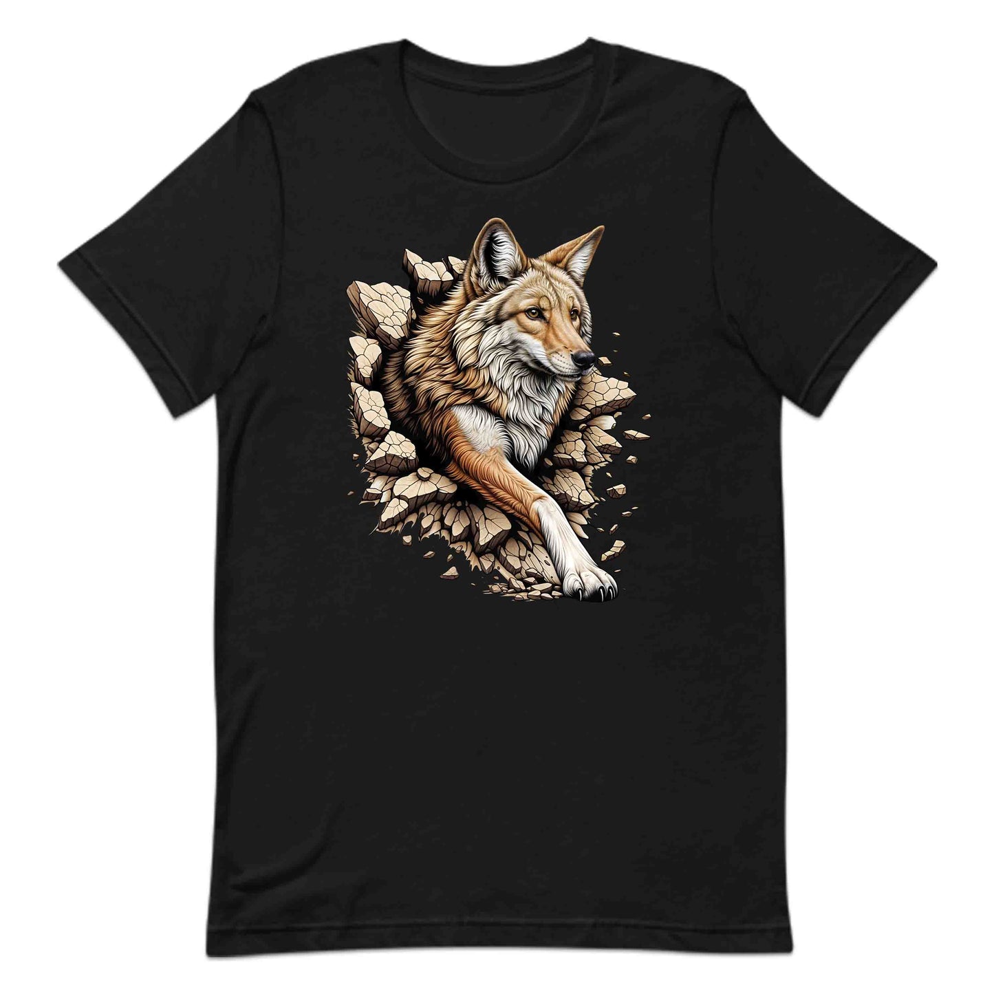 Coyote Breaking Through Wall 3D Realistic Coyote | PRODUCT CODE: CYTEBRKNWLEN