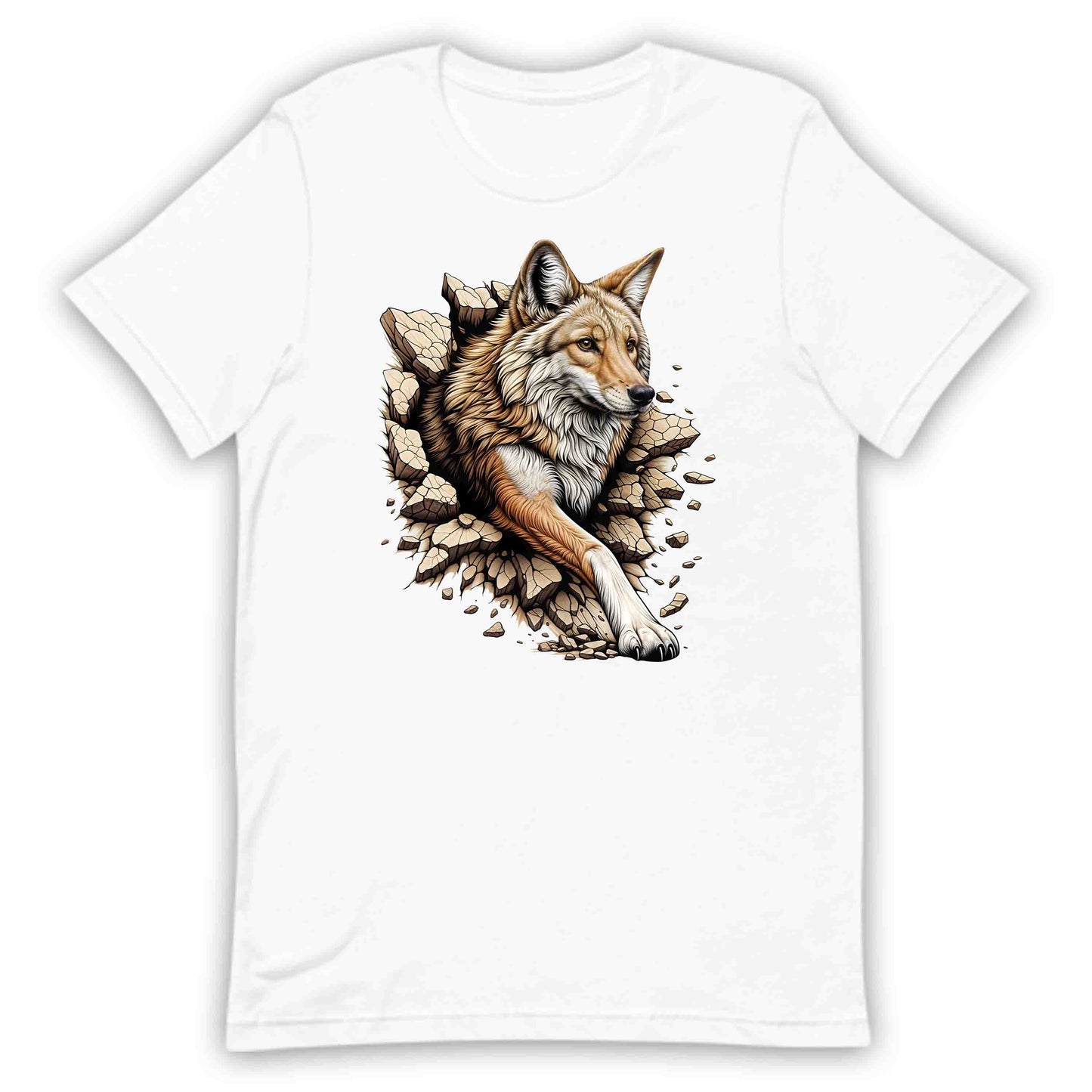 Coyote Breaking Through Wall 3D Realistic Coyote | PRODUCT CODE: CYTEBRKNWLEN