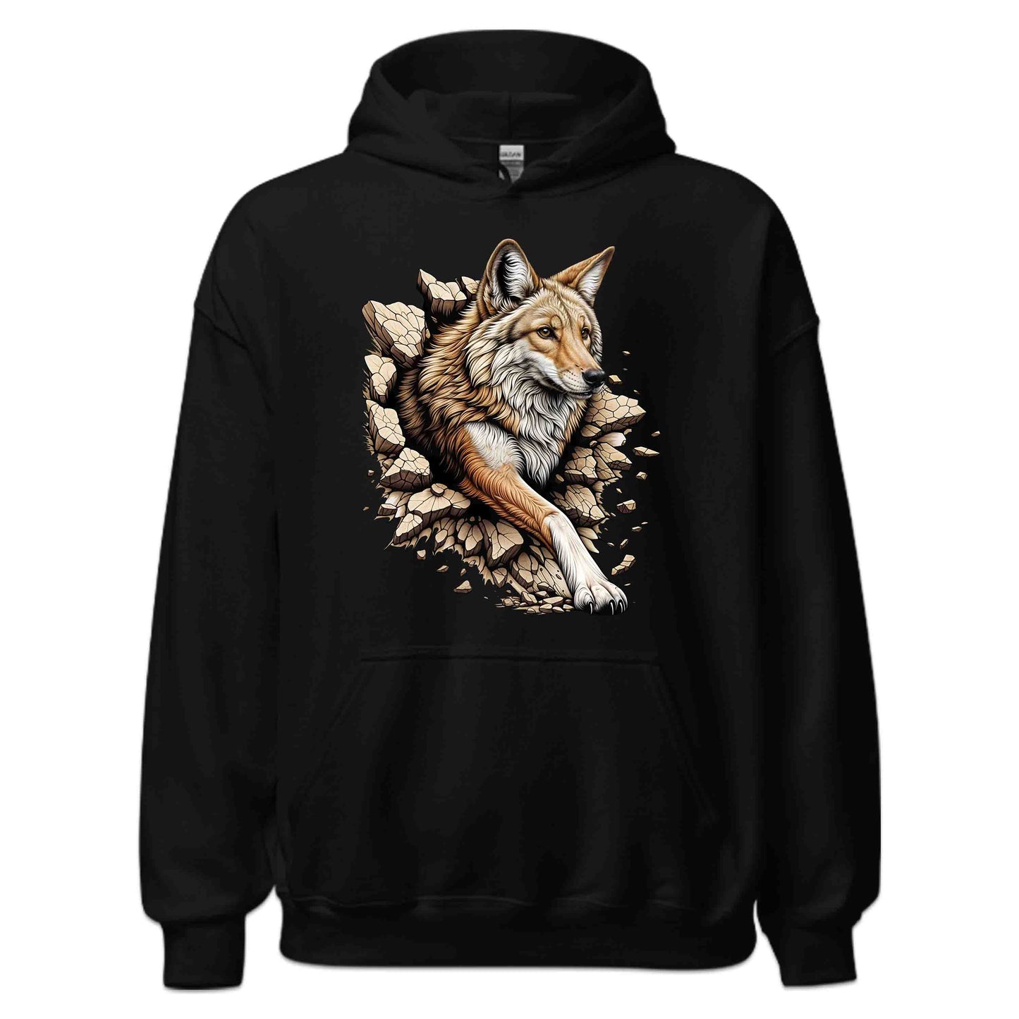 Coyote Breaking Through Wall 3D Realistic Coyote | PRODUCT CODE: CYTEBRKNWLEN