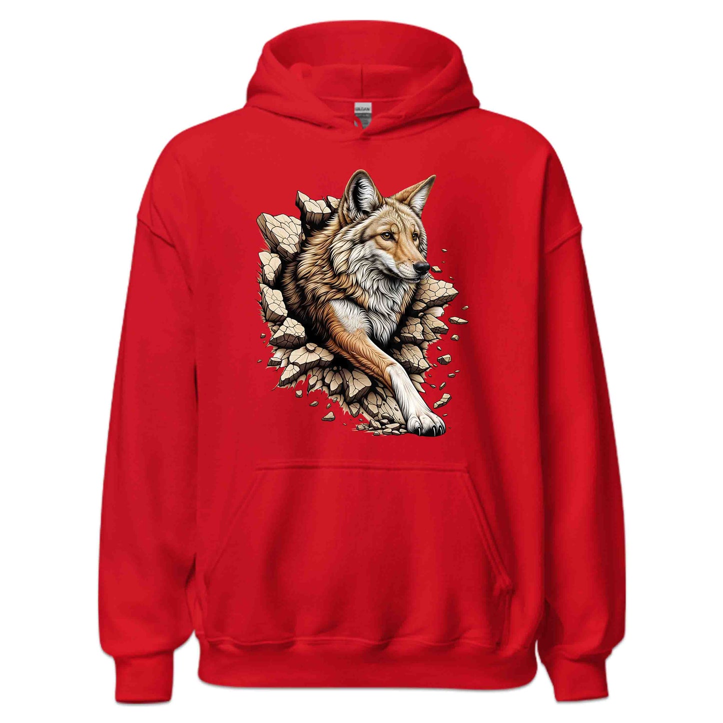 Coyote Breaking Through Wall 3D Realistic Coyote | PRODUCT CODE: CYTEBRKNWLEN