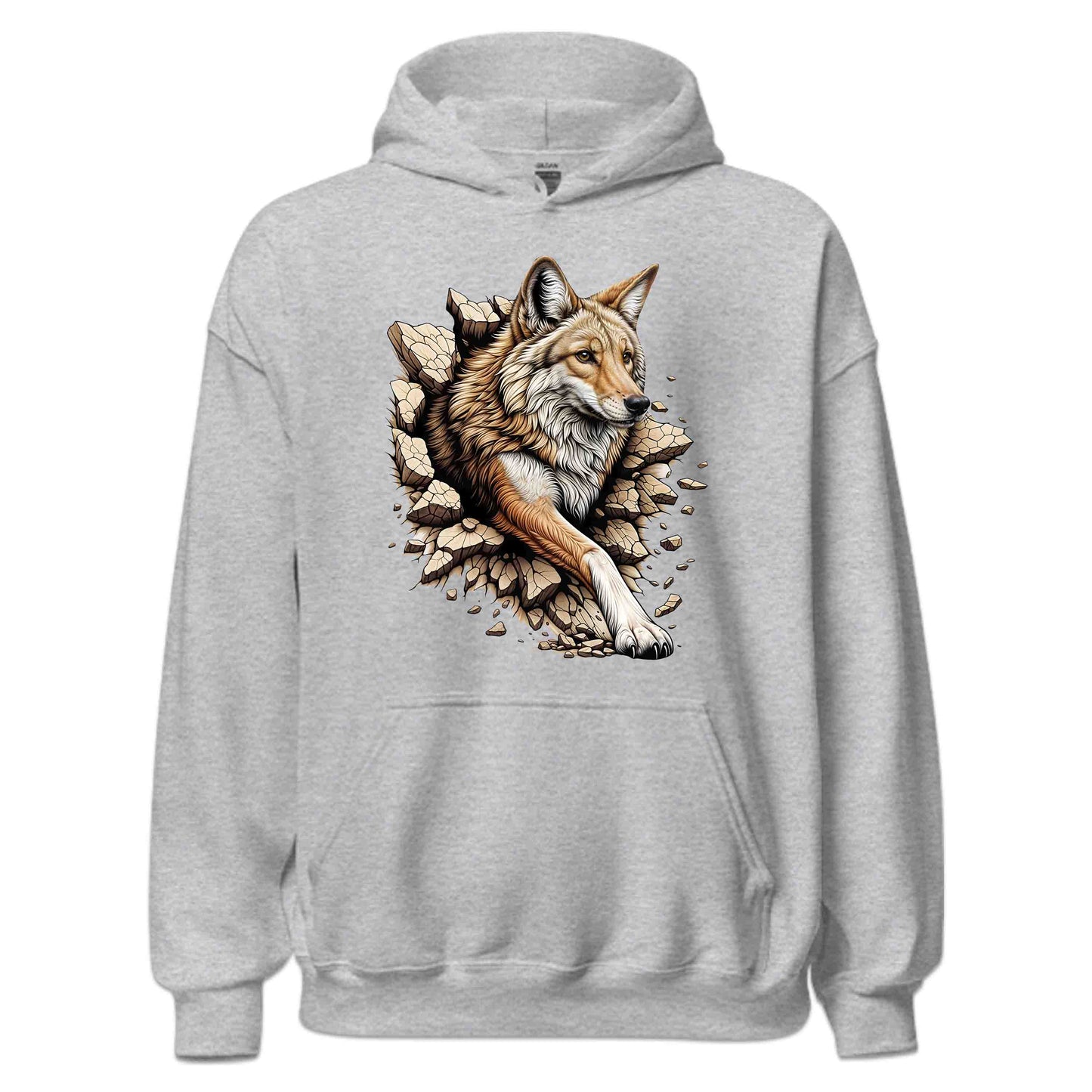 Coyote Breaking Through Wall 3D Realistic Coyote | PRODUCT CODE: CYTEBRKNWLEN