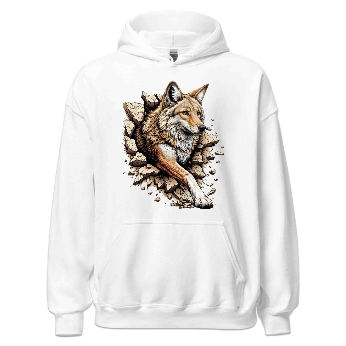 Coyote Breaking Through Wall 3D Realistic Coyote | PRODUCT CODE: CYTEBRKNWLEN
