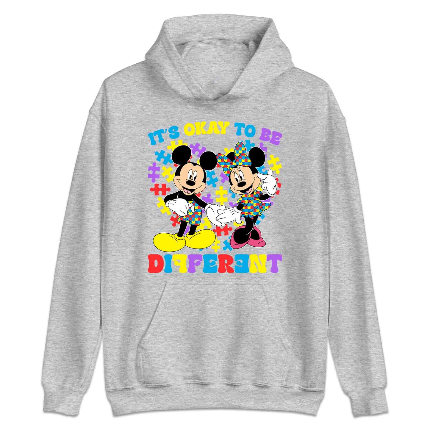 Disney Autism Awareness T-Shirt | Puzzle Piece Jumper | Inclusive Mickey & Minnie Hoodie | PRODUCT CODE: DASDMNBWER