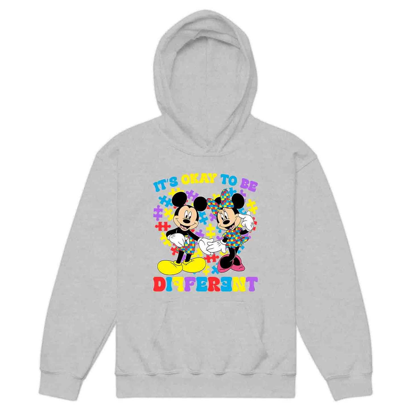Disney Autism Awareness Kids T-Shirt | Puzzle Piece Jumper | Inclusive Mickey & Minnie Hoodie | PRODUCT CODE: DASDMNBWER