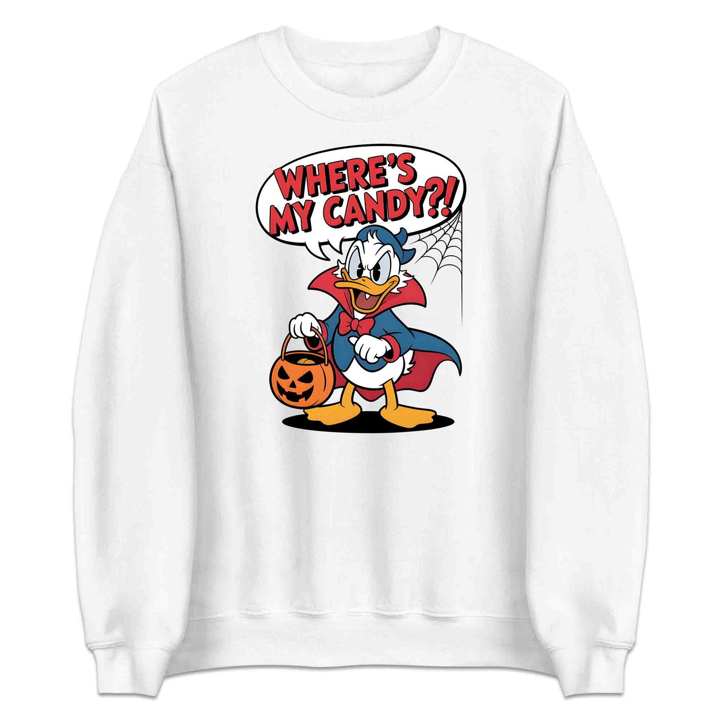 Disney Donald Duck Vampire T-Shirt, Halloween Cartoon Sweatshirt, Trick-Or-Treat Hoodie | PRODUCT CODE: DBNFGHSRF