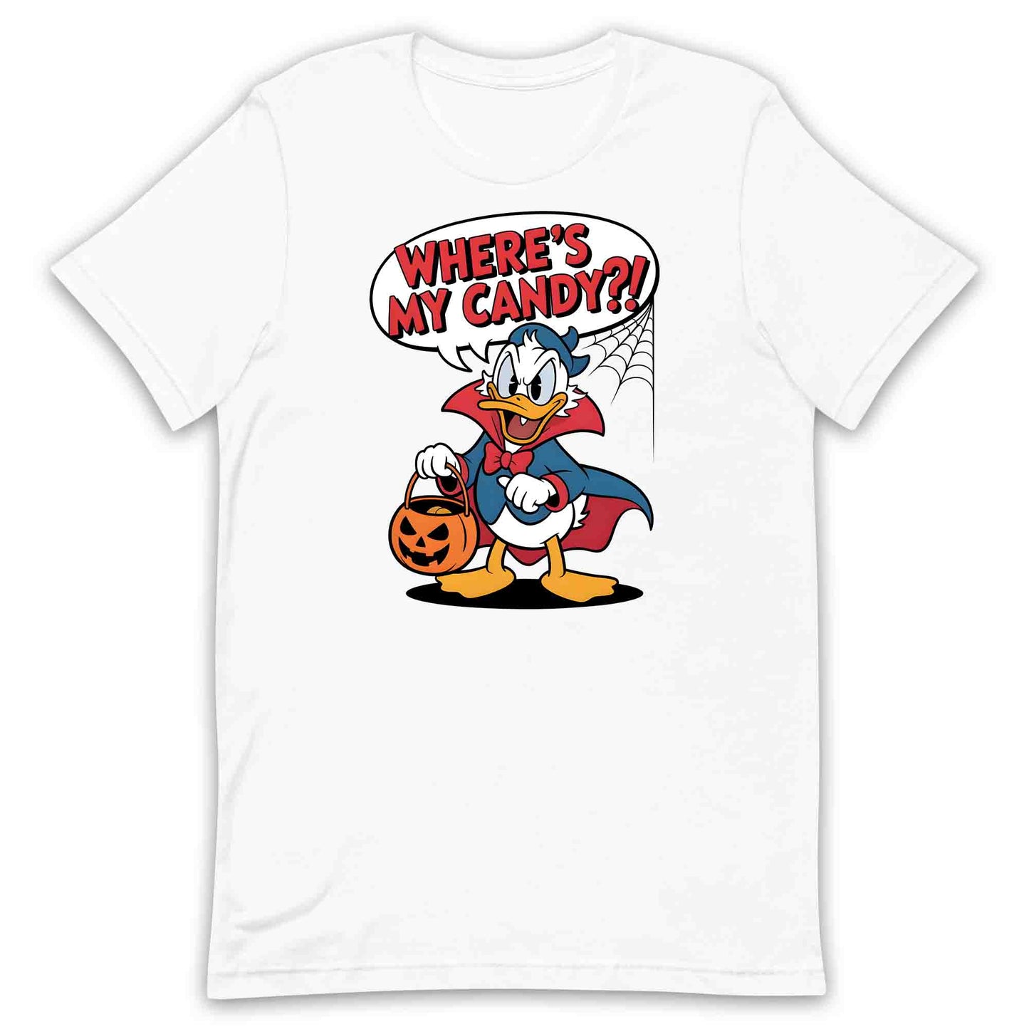 Disney Donald Duck Vampire T-Shirt, Halloween Cartoon Sweatshirt, Trick-Or-Treat Hoodie | PRODUCT CODE: DBNFGHSRF