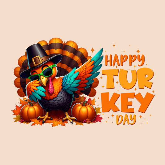 Happy Turkey Day Dabbing Turkey Thanksgiving  | PRODUCT CODE: DBNGTKYRHP