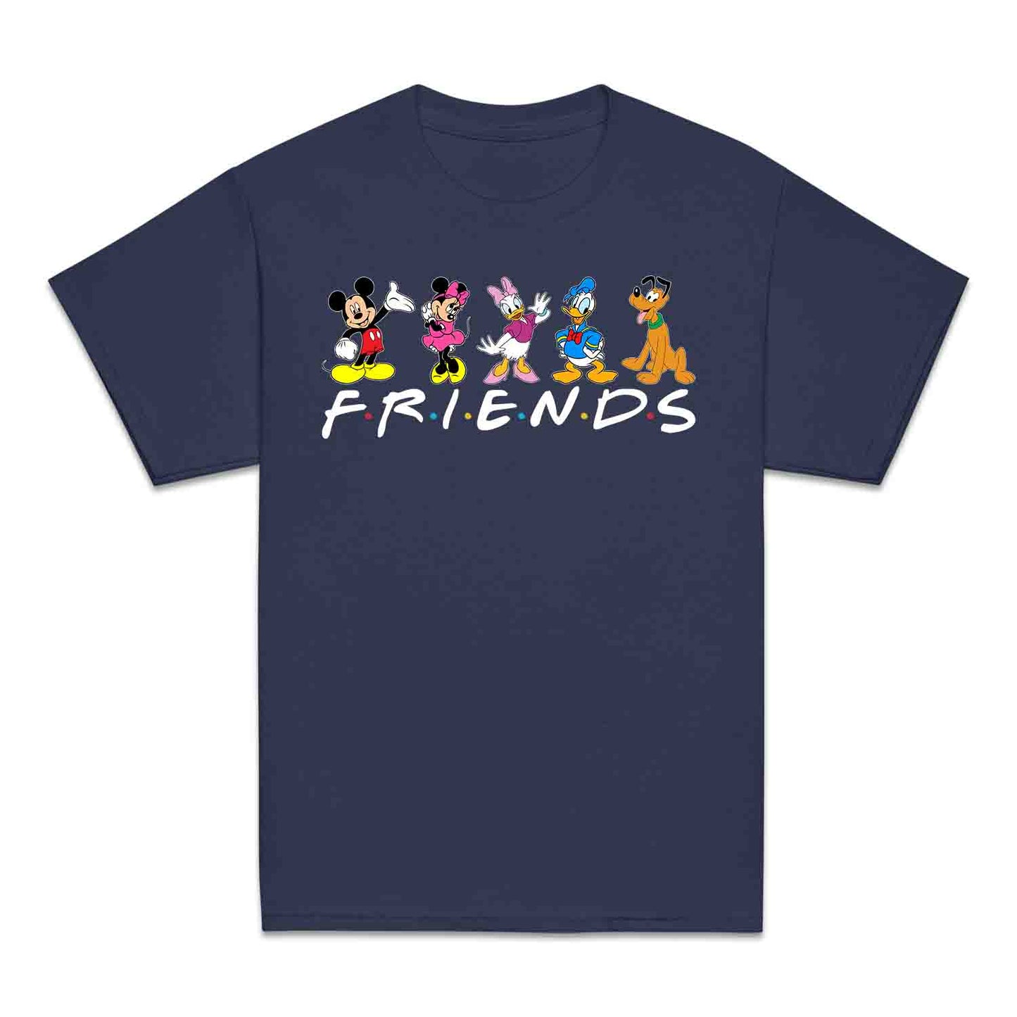 Disney Friends Kids T-Shirt | Mickey, Minnie, Donald, Daisy & Pluto Jumper | Disney Trip Hoodie | PRODUCT CODE: DFRSNCUROW
