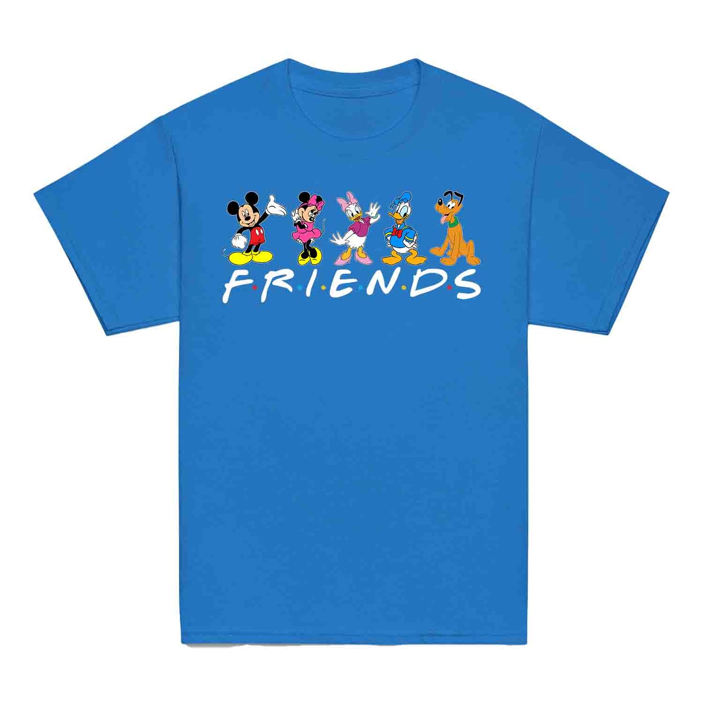 Disney Friends Kids T-Shirt | Mickey, Minnie, Donald, Daisy & Pluto Jumper | Disney Trip Hoodie | PRODUCT CODE: DFRSNCUROW