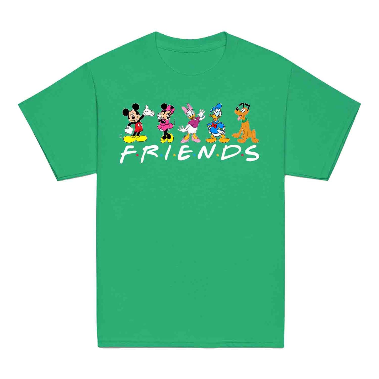 Disney Friends Kids T-Shirt | Mickey, Minnie, Donald, Daisy & Pluto Jumper | Disney Trip Hoodie | PRODUCT CODE: DFRSNCUROW