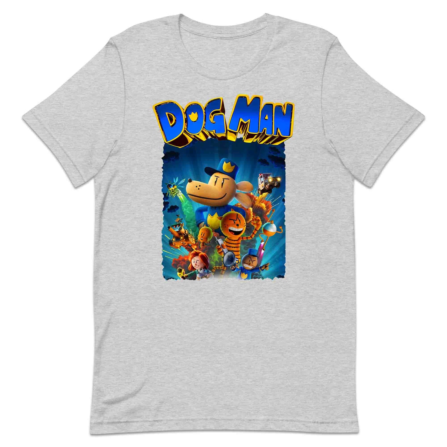 Dog Man World Book Day T-Shirt | Humanoid Animal Cop Dog Jumper | Comic Story Book Hoodie | PRODUCT CODE: DGHJEOIQWM