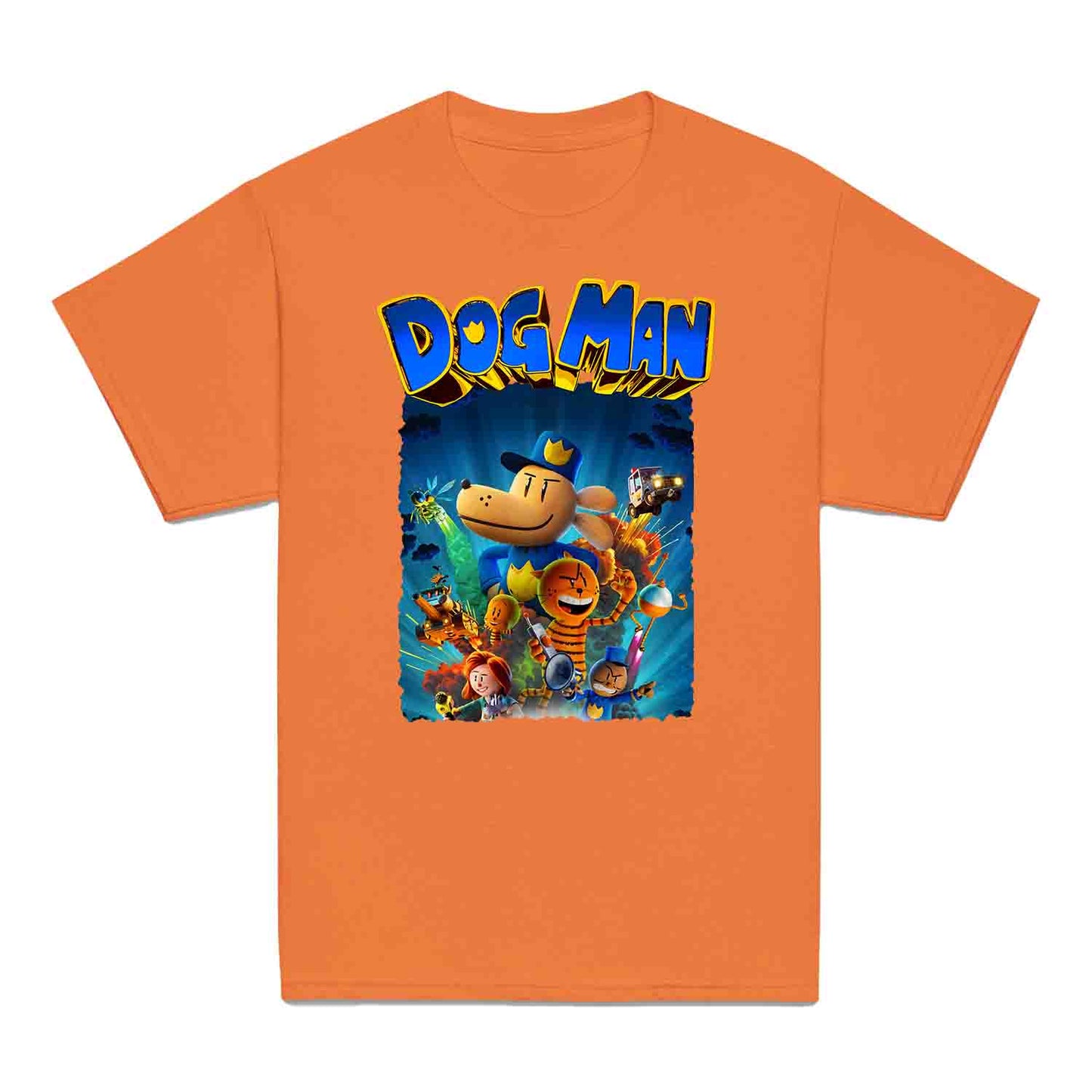 Dog Man World Book Day Kids T-Shirt | Humanoid Animal Cop Dog Jumper | Comic Story Book Hoodie | PRODUCT CODE: DGHJEOIQWM