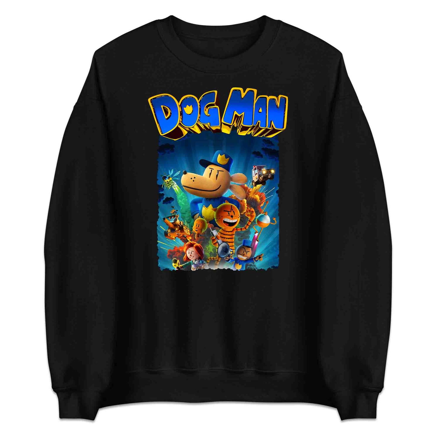 Dog Man World Book Day T-Shirt | Humanoid Animal Cop Dog Jumper | Comic Story Book Hoodie | PRODUCT CODE: DGHJEOIQWM