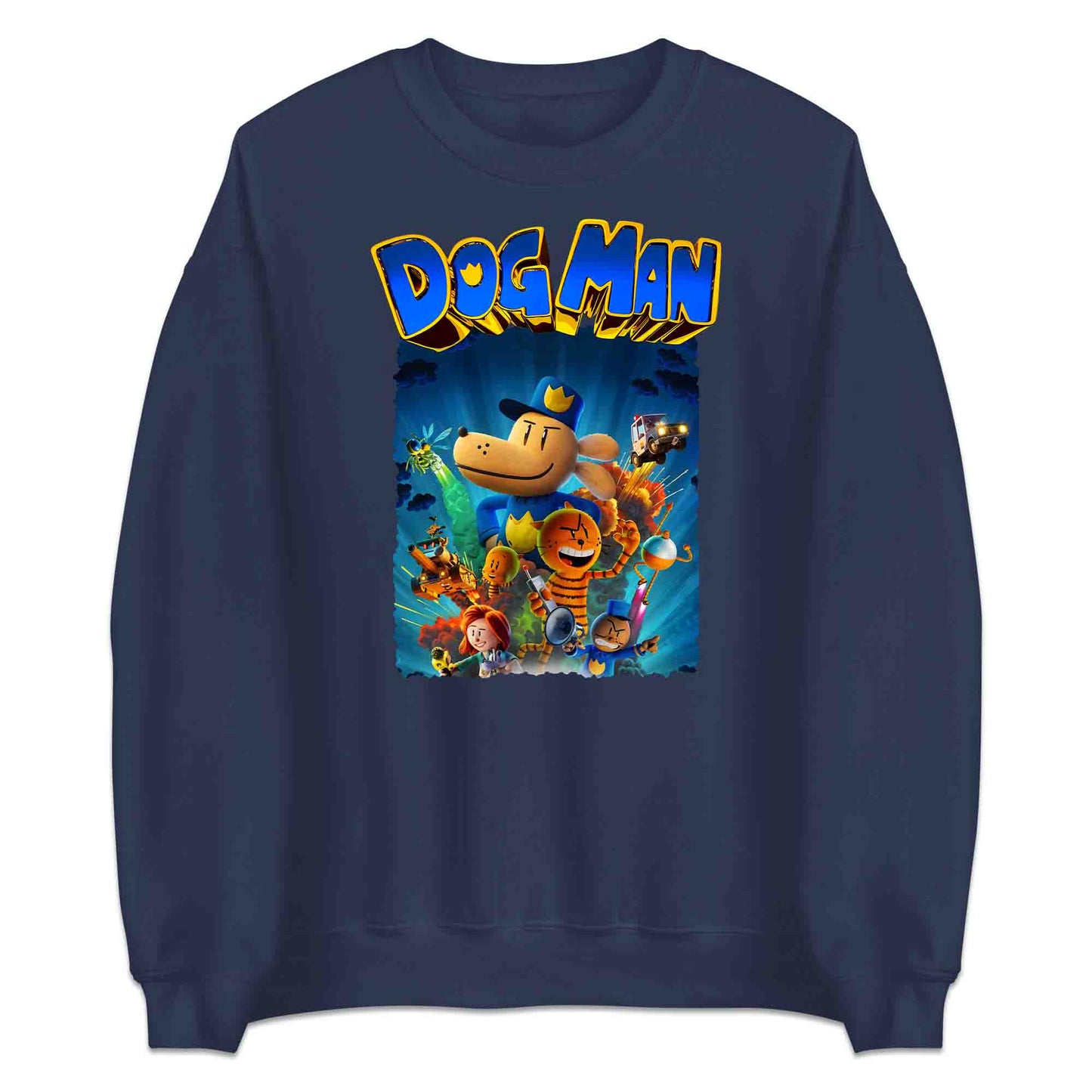 Dog Man World Book Day T-Shirt | Humanoid Animal Cop Dog Jumper | Comic Story Book Hoodie | PRODUCT CODE: DGHJEOIQWM