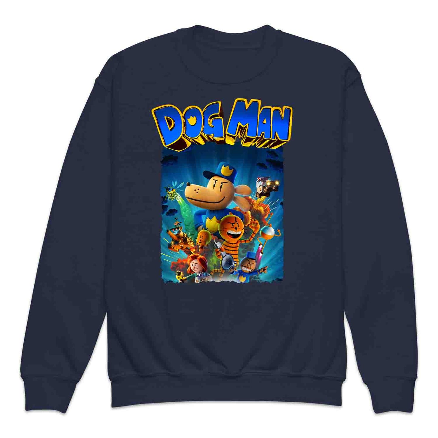 Dog Man World Book Day Kids T-Shirt | Humanoid Animal Cop Dog Jumper | Comic Story Book Hoodie | PRODUCT CODE: DGHJEOIQWM