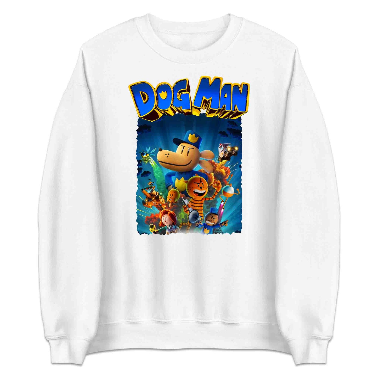 Dog Man World Book Day T-Shirt | Humanoid Animal Cop Dog Jumper | Comic Story Book Hoodie | PRODUCT CODE: DGHJEOIQWM