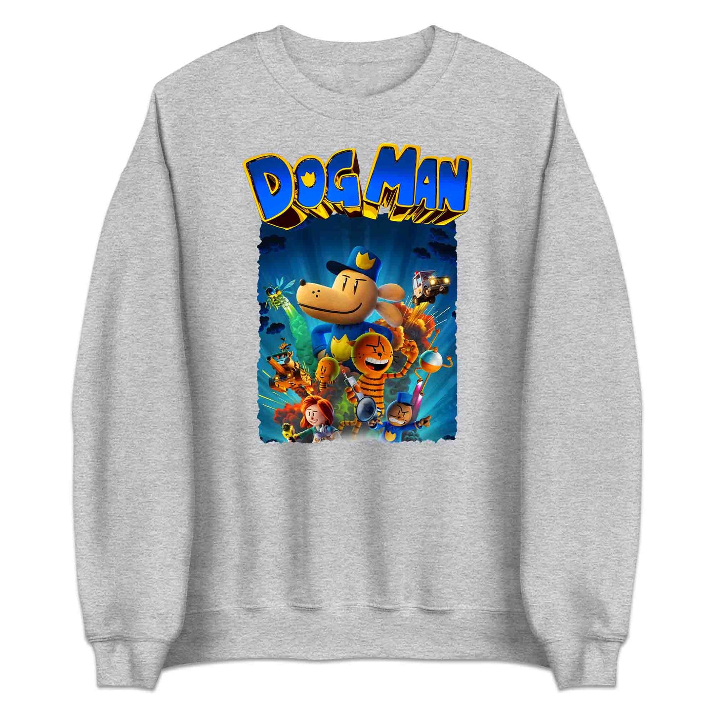 Dog Man World Book Day T-Shirt | Humanoid Animal Cop Dog Jumper | Comic Story Book Hoodie | PRODUCT CODE: DGHJEOIQWM
